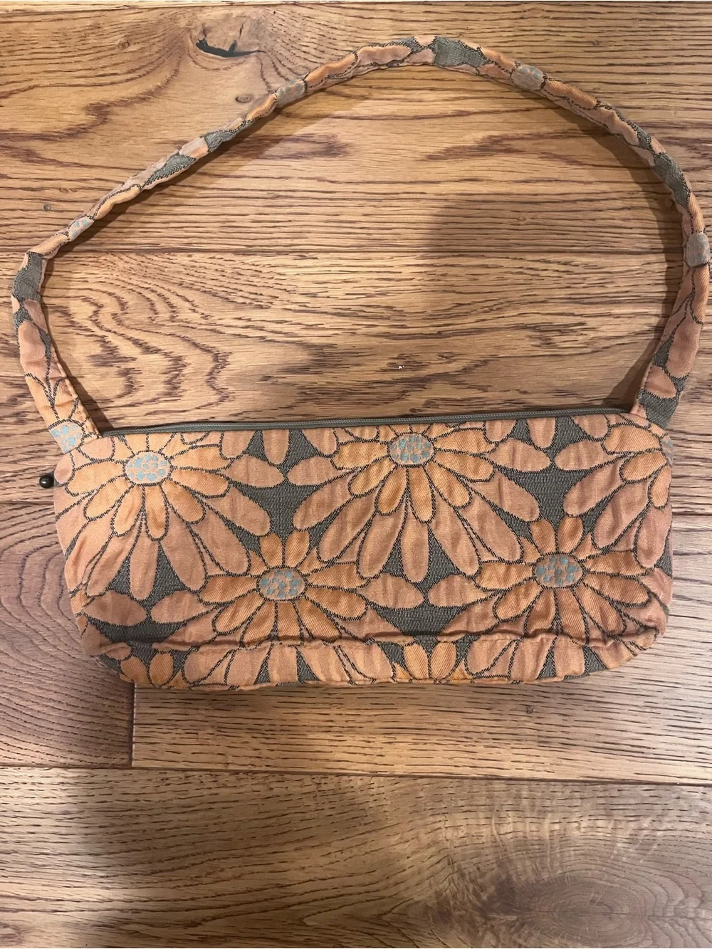 Maruca Orange Daisy Shoulder Bag
